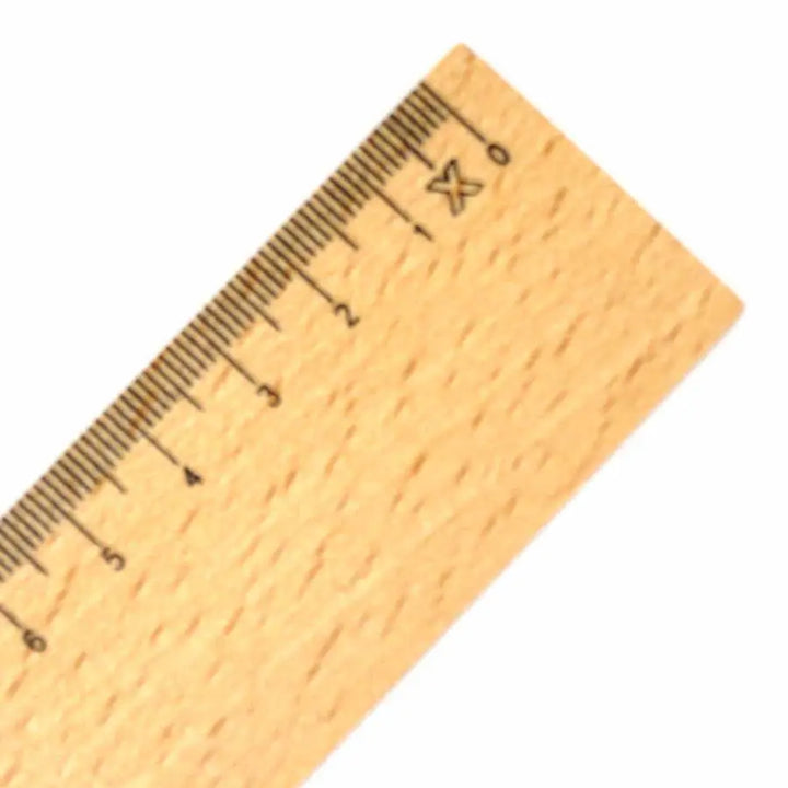 Holz-Massstab 30cm für Linkshänder mit Personalisierung