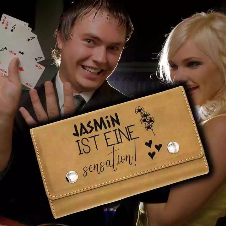 Spielkarten- und Würfel-Set mit Personalisierung
