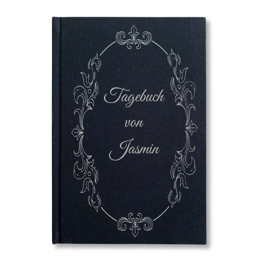 Personalisiertes Buch liniert mit Leineneinband